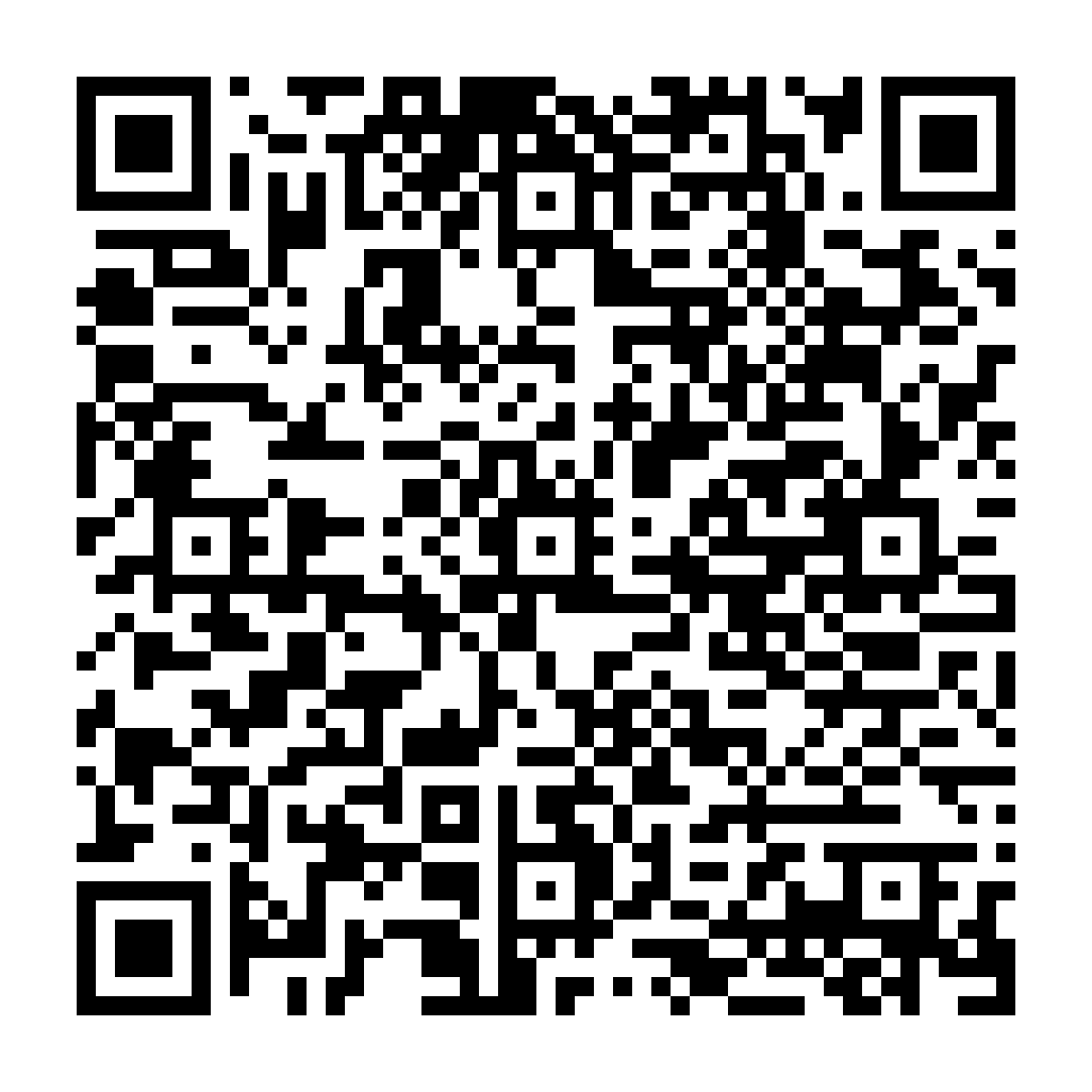 QR Code de validação